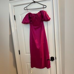 Abercrombie & Fitch Fuchsia Strapless Dress
